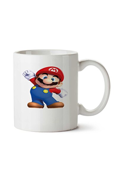 ART HEDİYE كوب ماريو كفاس مطبوع على الجانبين