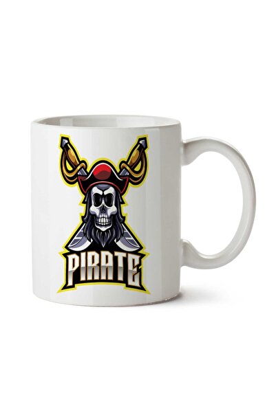 ART HEDİYE كوب بطبعة قراصنة على الجانبين