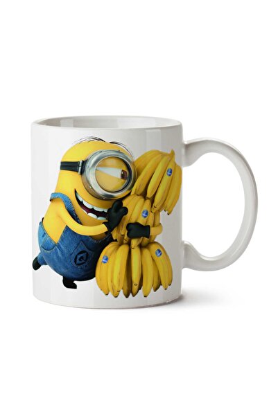 ART HEDİYE كوب مينيون موز مينيون بانانا مطبوع على الجانبين