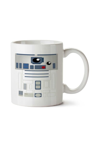 ART HEDİYE كوب R2D2 Star Wars مطبوع على الجانبين
