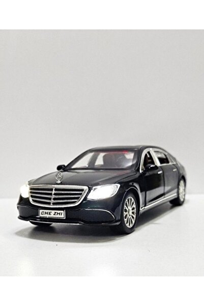 Jutenya Mercedes Benz Maybach S600 Diecast 1.24 Ölçek Koleksiyon Maket Model Araba Sesli Işıklı