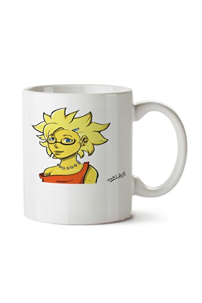 ART HEDİYE كوب ليزا سيمبسون فاشن مطبوع على الجانبين