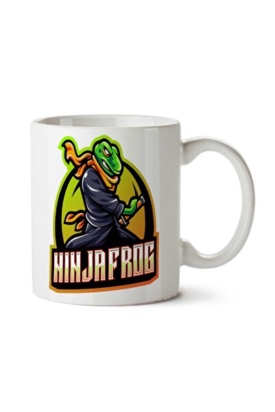 ART HEDİYE كوب مطبوع على الجانبين من Ninja Frog