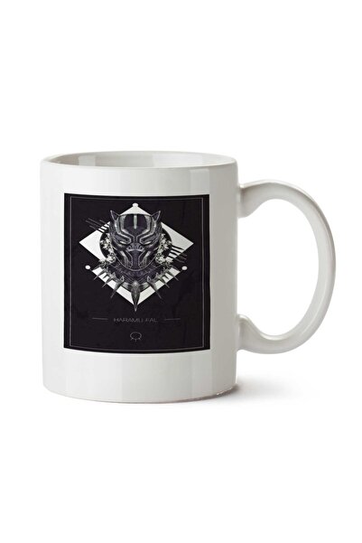 ART HEDİYE كوب بانتيرا نيجرا 2 مطبوع على الجانبين