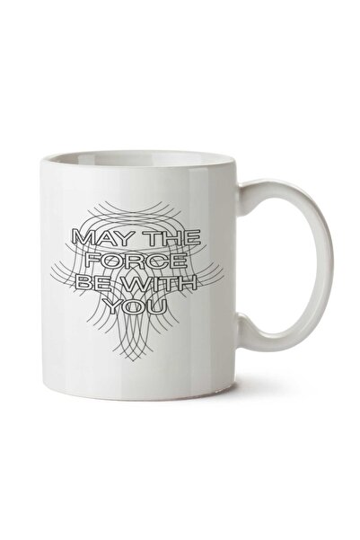 ART HEDİYE May The Force Be With You Two Side Printed Mug
