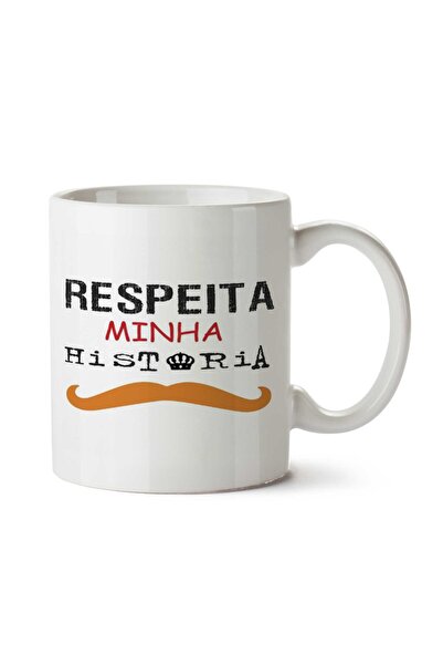 ART HEDİYE كوب مطبوع على الجانبين من Respeita mia Historia
