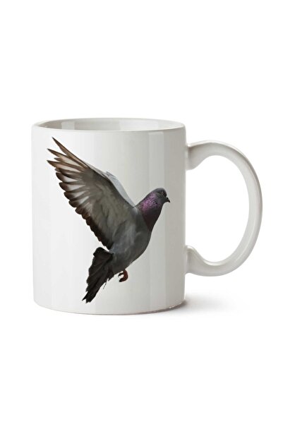 ART HEDİYE كوب Pigeon-Free-Download-PNG مطبوع على الجانبين