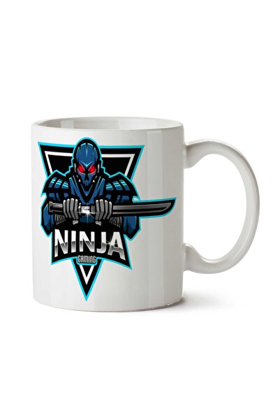 ART HEDİYE كوب نينجا روبوت مطبوع على الجانبين
