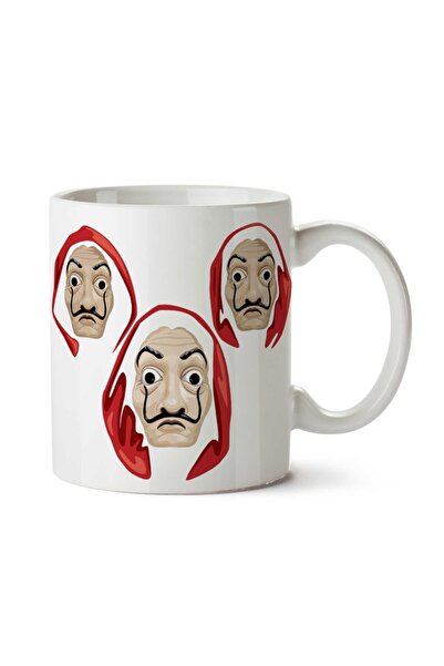 ART HEDİYE كوب مطبوع عليه شخصيات La Casa De Papel على الجانبين
