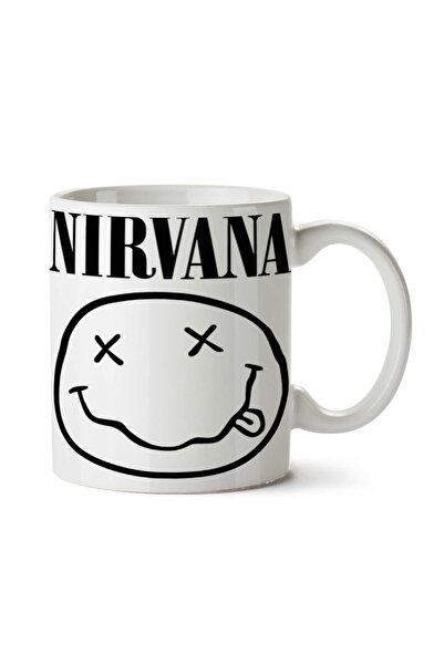 ART HEDİYE كوب نيرفانا مطبوع على الجانبين