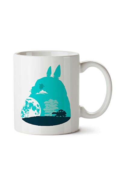ART HEDİYE My Neighbor Totoro Sky With Catbus Two Sided Printed Mug