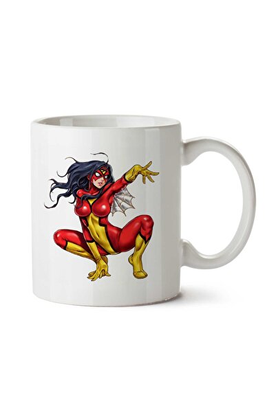 ART HEDİYE كوب MULHER ARANHA مطبوع على الجانبين