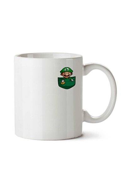 ART HEDİYE كوب لويجي بجيب مطبوع على الجانبين