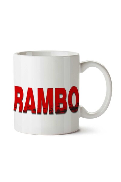 ART HEDİYE كوب رامبو مطبوع على الجانبين