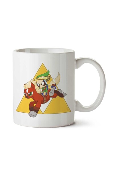 ART HEDİYE كوب My Little Link Legend of Zelda Equestrian Girls مطبوع على الجا...