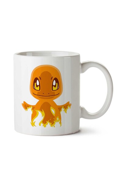 ART HEDİYE كوب بوكيمون تشارماندر مطبوع على الجانبين