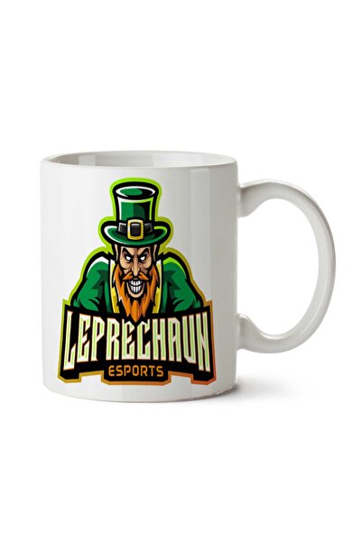 ART HEDİYE كوب Leprechaun Esport مطبوع على الجانبين