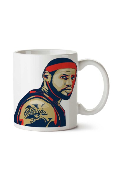 ART HEDİYE كوب ليبرون جيمس مطبوع على الجانبين