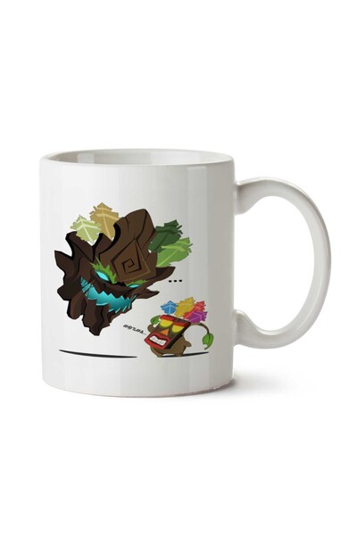 ART HEDİYE كوب Maokai & Mascara Crash مطبوع على الجانبين