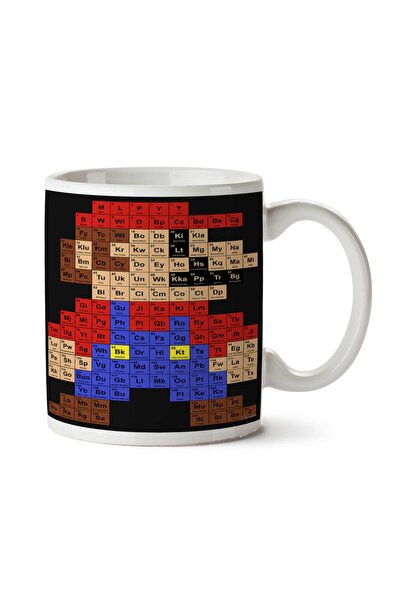 ART HEDİYE كوب ماريو بطبعة مسطرة دورية على الجانبين