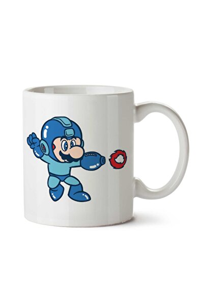 ART HEDİYE كوب ميجا ماريو ميجامان سوبر ماريو مطبوع على الجانبين