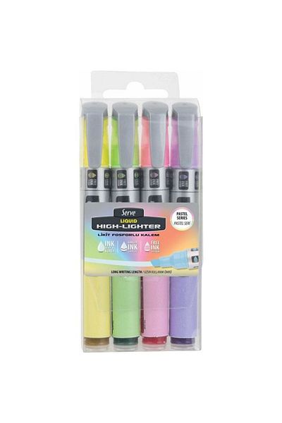 SERVE DEEP Serve Highlighter 4 Colors Pastel Sv-lktfpb4krpa