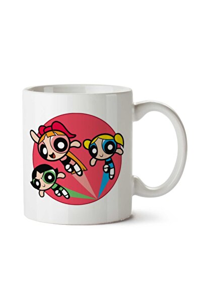 ART HEDİYE كوب Powerpuff Girls 7 مطبوع على الجانبين
