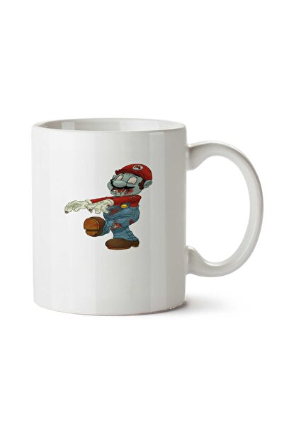 ART HEDİYE كوب ماريو زومبي مطبوع على الجانبين