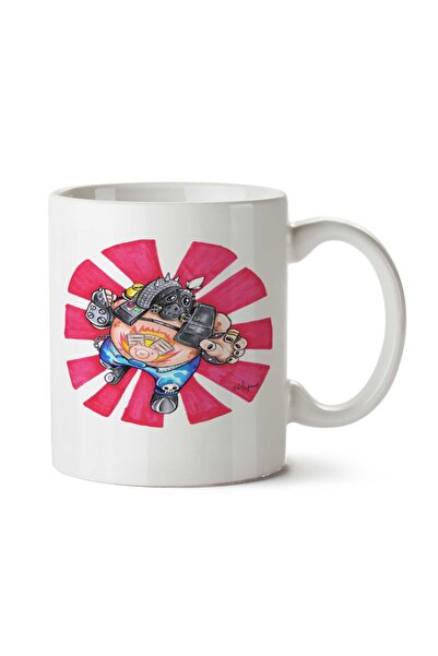 ART HEDİYE كوب رودهوج مطبوع على الجانبين