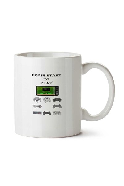 ART HEDİYE اضغط على كوب الكوب المطبوع على الجانبين