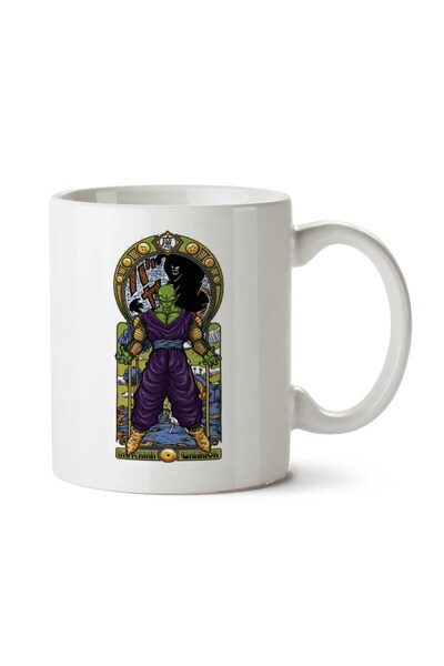 ART HEDİYE كوب Namekian Piccolo Dragon Ball مطبوع على الجانبين