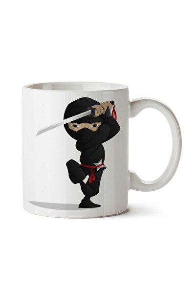 ART HEDİYE كوب Ninja-PNG مطبوع على الجانبين