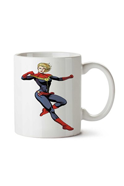 ART HEDİYE كوب مارفل كارول دانفرز مار فيل Marvel.png مطبوع على الجانبين