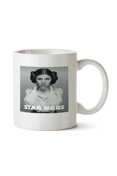 ART HEDİYE كوب Leia Star Wars مطبوع على الجانبين