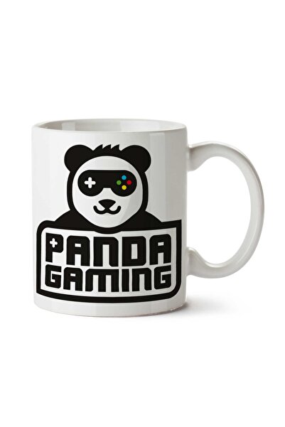 ART HEDİYE Panda Gaming Two Sided Printed Mug