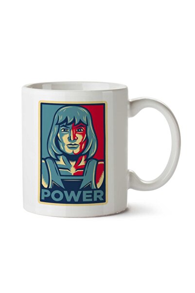 ART HEDİYE كوب مطبوع عليه وجهين من Power He Has It He Man Adam Masters Of The...