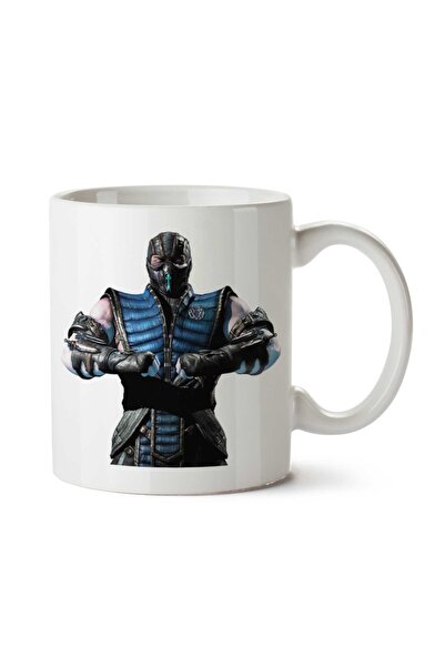 ART HEDİYE Mortal-Kombat-X-Free-PNG-Image Two Side Printed Mug