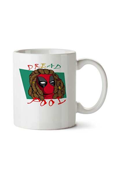 ART HEDİYE كوب مارفل دريدبول مطبوع على الجانبين