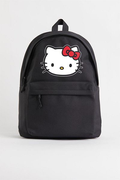 Touz Hello Kitty Head Printed Unisex Backpack