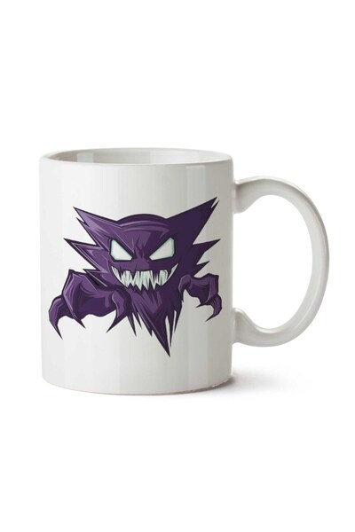 ART HEDİYE Pokemon Haunter Gotta Catch Em All Ghost Type Two Sided Printed Mug