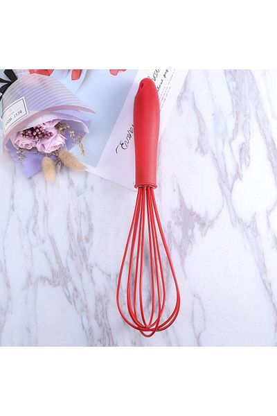 Kitchen Dream 2-Piece Silicone Egg Pudding Sauce Cream Whisk Whisk