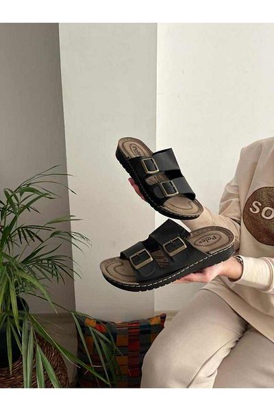 Behtah Kundura Ανδρική ορθοπεδική σόλα Soft Puff Sole Αθλητικές Παντόφλες Business Casual Παντόφλες Συμβατές με Heel Spurs