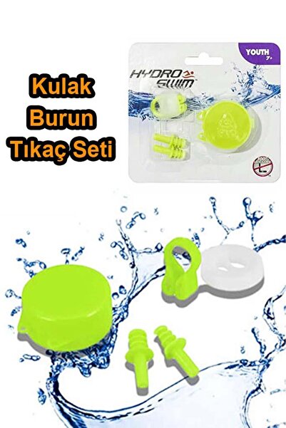 Liggo Kulak Tıkacı Burun Tıkacı Seti Havuz Deniz Yüzme Tıkaç Seti