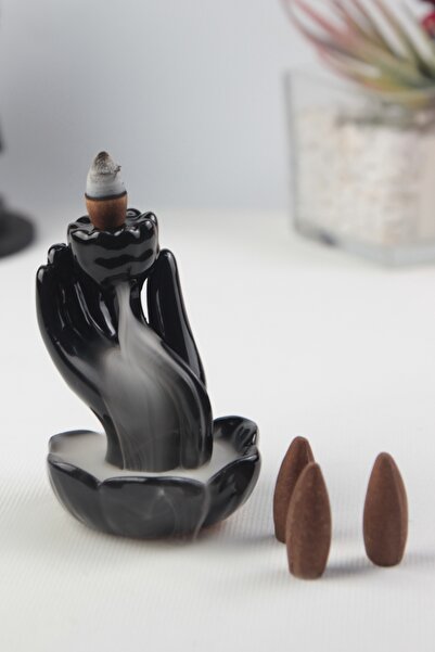 moryconcept Geri Akışlı Tütsülük El Tasarımlı Şelale Model Tütsüler Set