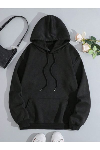 Revasser Unisex Men's/Women's Time Colorful Custom Printed Oversize Hooded Sweatshirt