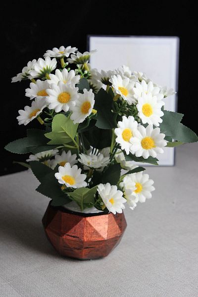 moryconcept Daisy Stone Rose Shady Flower 50 Daisy Heads Τεχνητό δώρο για εραστή