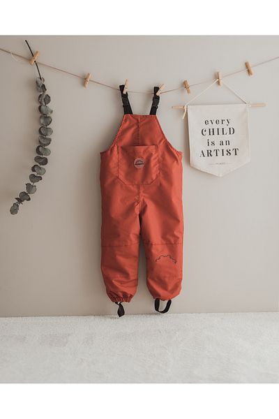 Tiny Jungle Elf Children's Thermal, Snow, Rain Overalls, Trousers (Inserted and Removable Fleece)