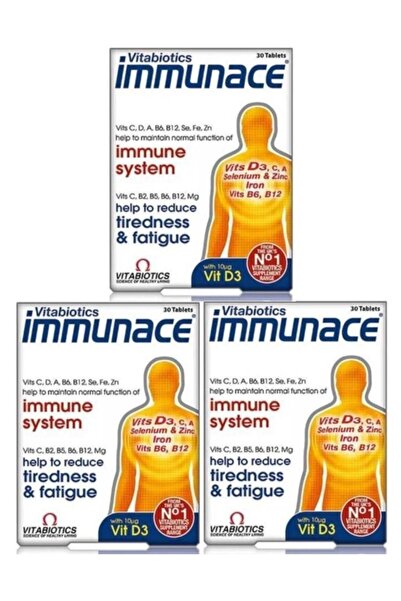 Immunace Vitabiotics Immunace - 30 قرص × 3 قطع