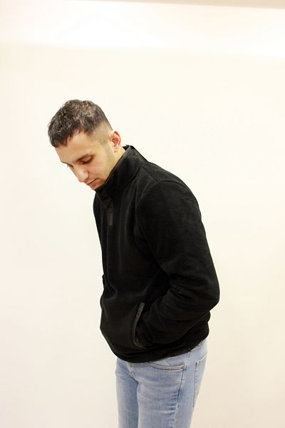 Cazador Jazz 5083 Stand Collar Half Zipper Pocket Thick Men's Fleece Sweat