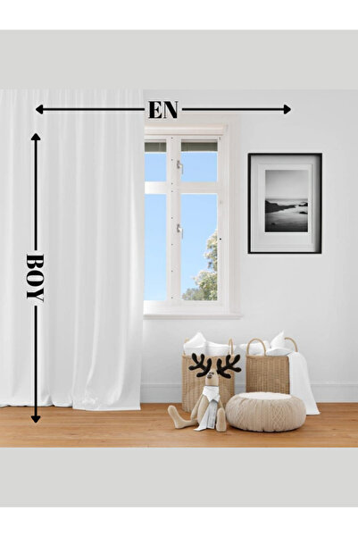 perhal perde ve halı BEYAZ TAÇ GÜNEŞLİK, TEK KANAT SATEN GÜNEŞLİK, %100 TAÇ G...